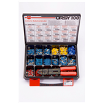 Kabelverbinder assortiment, geïsoleerd