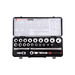 Assortiment/set dopsleutels 1/2 inch