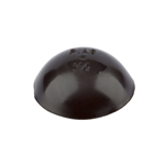 Kunststof afdekkap voor lenskop - CAP-PLA-F.PANHD-R9011-JETBLACK-D19