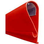 Beschermprofiel wordt op wapeningsijzer geschoven - BESCHERMPROFIEL-ROOD-ST-(8-4