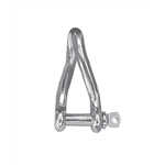 D-sluiting gedraaid RVS A4 - SHKL-TWIST-A4-D5