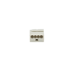 Schroefloze verbinding, microlasklem - MICRO LASDOPPEN GRYS 4X0,6-0,8
