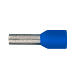 Adereindhuls met kunststof mof - ADEREINDHULS GEIS. 2,5 QMM BLAUW