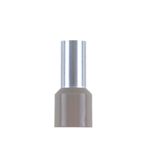 Adereindhuls met kunststof mof - AEINDHUL-CU-(J2N)-BEIGE-35,0X16,0