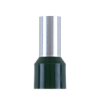 Adereindhuls met kunststof mof - AEINDHUL-CU-(J2N)-OLIJF-50,0X20,0