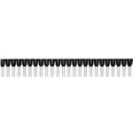 Adereindhuls strip - AEINDHUL-CU-(J2N)-ZWART-MG-1,5X14,0