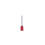 Adereindhuls met kunststof huls DIN 46228 - ADEREINDHULS ROOD 18-12 1,00MM2