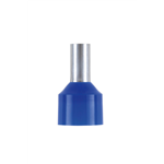 Adereindhuls, kunststof aardlekveilige kabel - AEINDHUL-CU-(J2N)-BLAUW-DIK-16X12