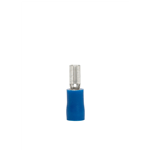 Kabelschoen, female, geïsoleerd - VLAKSTEEKHULS-BLAUW-2,8X0,5MM