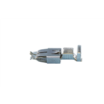 Dubbel vlakveercontact DFK 2 4,8/6,3 - DUBBEL VEERCONTACT    2,5-4,0MM