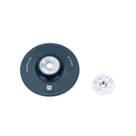 Steunschijf compleet met spanmoer - RUBBERSTEUNSCHIJF 115 MM  GAT 22 MM
