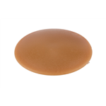 AW-afdekkap vlak - CAP-FL-AW30-R8001-OCHERBROWN-D18