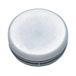 Kunststof eindkap rond - ECAP-PLA-PIP-R7042-GREY-42X2