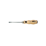 Schroevendraaier met sleuf houten handgreep - SCHROEVENDRAAIER, HOUT, 1X5, 5MM