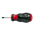 Sleufkopschroevendraaier ronde kling kort - SCHROEVENDRAAIER,  GLEUF, 1, 2X8MM