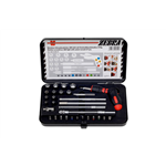 Magnetische schroevendraaier pistoolgreep 37-delige set - RATELSCHROEVENDRAAIER,