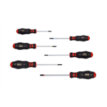 Schroevendraaierset, 3-componenten, TX, 6-delig - SCHROEVENDRAAIERSET, TX, 6-TLG