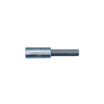 Bithouder C 6,3 (1/4) huls en seegerring - BITHOUDER + HULS, 1/4'', 51MM