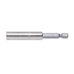 Universele houder E 6,3 (1/4) rvs seegerring - BITHOUDER + VEERRING, 1/4'', 74MM