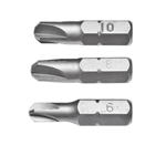 Assortiment Torxbits 3-delig - BIT, 25MM, 1/4'', TORQ, 6, 8, 10