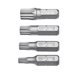 Assortiment XZN-veeltandbits 4-delig - BITSET, 25MM, 1/4'', M4-8, 4-TLG
