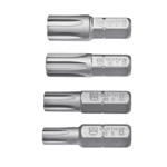 Assortiment Ribe-bits 4-delig - BITSET, 25MM, 1/4'', RI, M5-8, 4-TLG