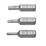 Assortiment veiligheidsbits Clutch 3-delig - BIT, 25MM, 1/4'', CLUTCH