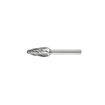 Hardmetalen stiftfrees rondboogvorm blank ALU - STIFTFREES-HM-RBF-ALU-D6-AL18MM