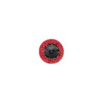 Nylon mini-schuurvliesschijf keramisch - NYLONSCHUURSCHIJF-KERAMISCH-ROOD-D50MM