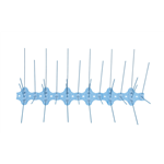 Duivenpinnen - BIRESTR-SPIKE-6LINE