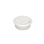 Kabeldoorvoer rond, ABS - KABELDOORVOER KUNSTSTOF 60MM WIT