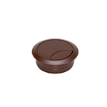 Kabeldoorvoer rond, ABS - KABELDOORVOER KUNSTSTOF 60MM BRUIN