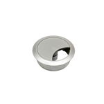 Kabeldoorvoer rond, ABS - KABELDOORVOER KUNSTSTOF 80MM NIKKEL