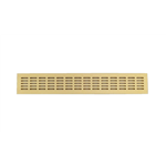 Ventilatierooster aluminium - BELUCHTRO ALU GOUD/F3 80/400MM