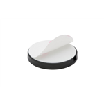Basismodule voor meubelglijder, opplakbaar - MEUBELGL BASIS ZELFKL ZWART 25MM