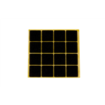 Meubelglijder, opplakbaar, hoekig - MEUBELGL VIERK ZELFKL BR 16X44MM