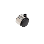 Dubbel meubelwiel, draaibaar, verchroomd - MEUBELROL HARD (CRP) D50MM 50KG