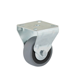 Vast wiel met stijve plaat - BOKWIEL-M-SCHROEFPLAAT-50KG-D60