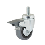 Zwenkwiel met draaibare stifttap en vastzetrem - ZWENKROL-DRAADSTANG-50KG-D60