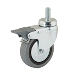 Zwenkwiel met draaibare stifttap en vastzetrem - APPARROLL-STOPPLENK-GWDSTI-55KG