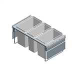 Afvalscheidingssysteem, Eco-Flexliner - AFVALSCHEID.SYS-OEKOLINER-FLEX-800-3VAKS