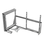 Frame voor hoekkast Wari Corner - HOEKKASTZW.BESL.-WARI CORNER-800-R-FRAME