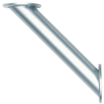 Barconsole, 45 graden - BARVOET 45GR 180MM ST VERCHR MAT