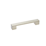 Meubelgreep design, boog, kubus - GREEP-ZD-DESIGNBEUGEL-(NI)-MAT-128MM
