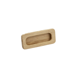 Komhandgreep, hout, ovaal - HNDL-SHELL-WO-OAK-100X44MM