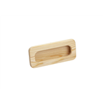 Komhandgreep, hout, ovaal - HNDL-SHELL-WO-PINE-100X44MM