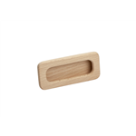 Komhandgreep, hout, ovaal - HNDL-SHELL-WO-BEECH-100X44MM