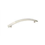 Meubelhandgreep, designer, zinkspuitgietwerk 21 - HNDL-BOWTYP-ZD21-(NI)-MATT-96M