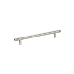 Meubelgreep stang, roestvast staal met gravering - HNDL-ROD-A2-128MM