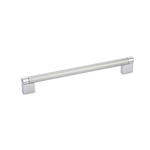 Designer meubelgreep, staal/zinkspuitgietwerk boog - GRP-STG-ALU/FIN-(VCR)-POL-1